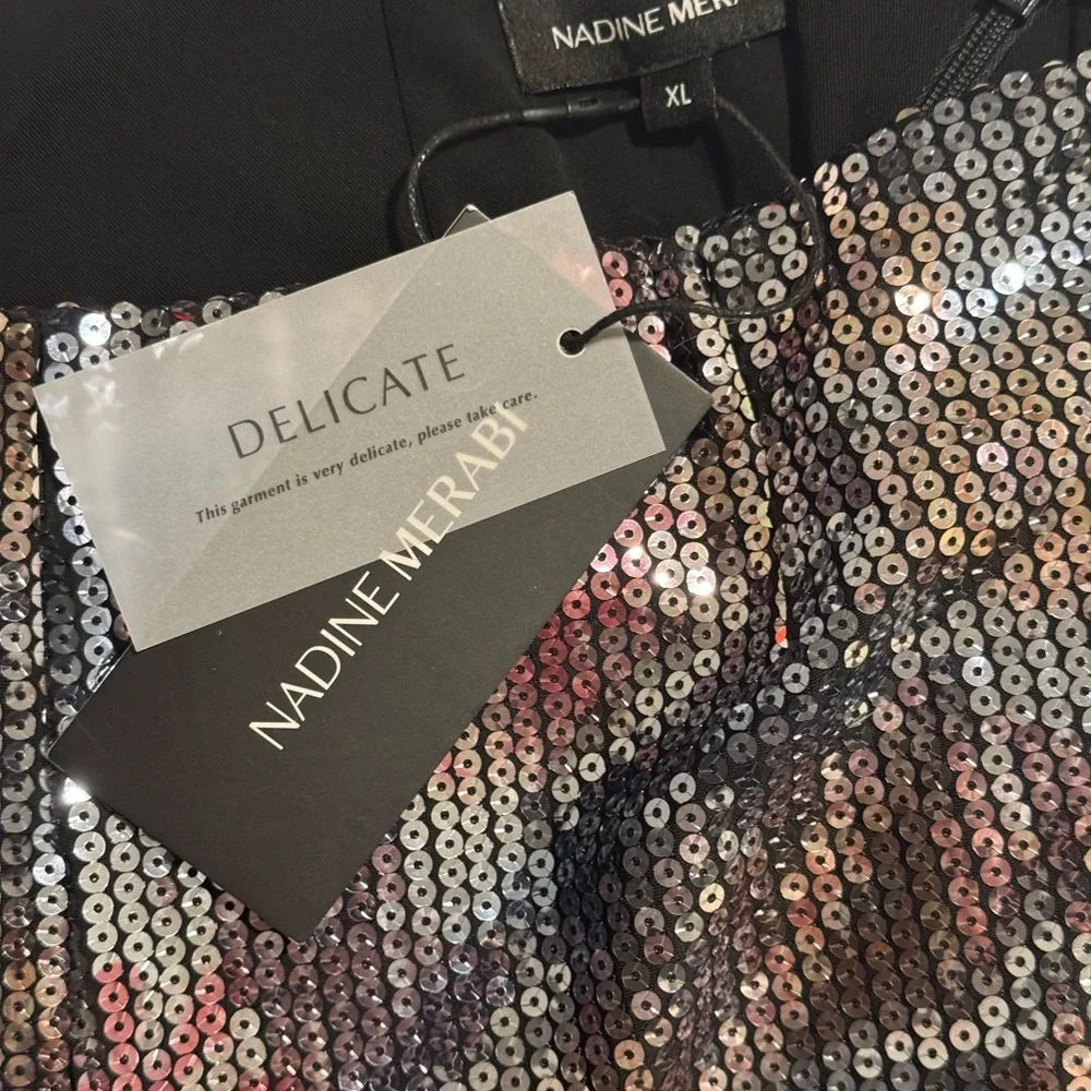 NWT Nadine Merabi Lola Sequin Co-ord Set SOLD OUT XL - Picture 10 of 12